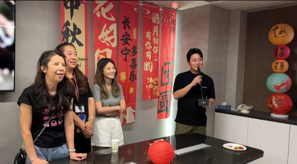 春虹建設中秋佳節聚餐，讓員工共享歡樂時光，溫情滿溢！